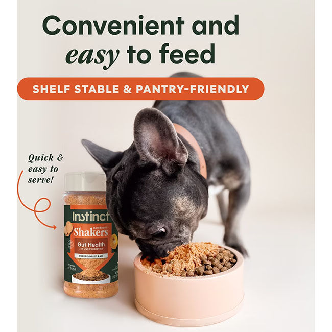 Instinct Raw Boost Shakers for Dogs - Gut Health Recipe - 5.5 oz image number null