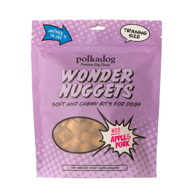 Polkadog Wonder Nuggets Dog Treats - Apple & Pork image number null