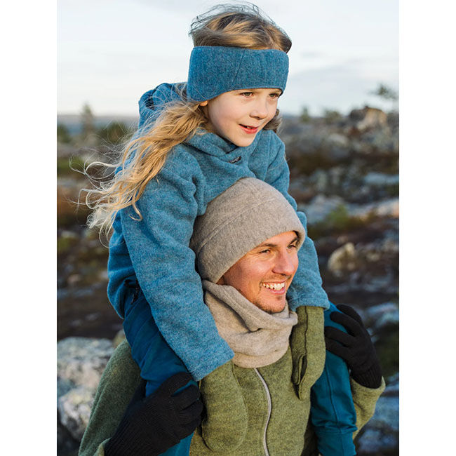 Ruskovilla Unisex 100% Organic Merino Wool Fleece Beanie image number null