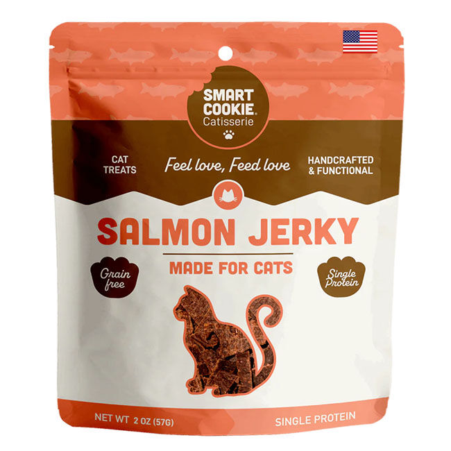 Smart Cookie Bakery Cat Treats - Salmon Jerky - 1 oz image number null