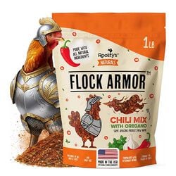 Roosty's Flock Armor - Daily Worm Defense + Gut Support with Chili & Oregano - 1 lb