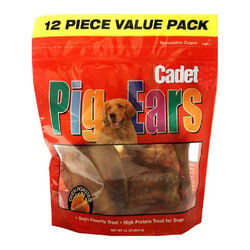 Cadet Oven-Roasted Pig Ears - 12-Piece Value Pack