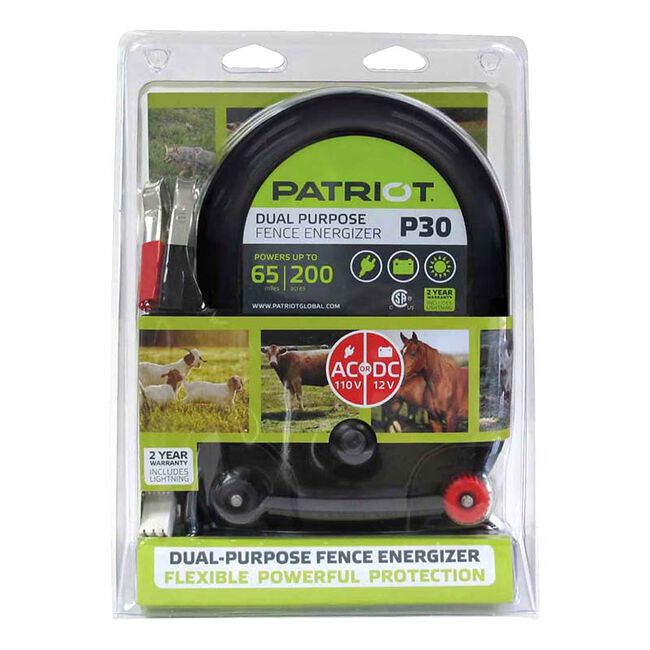 Patriot P30 AC/DC Dual-Purpose Fence Energizer image number null