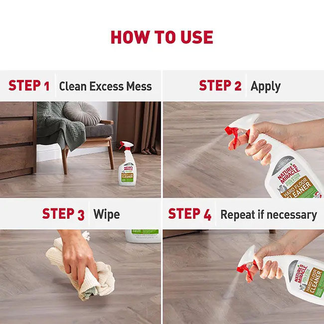 Nature's Miracle Hard Floor Cleaner - 24 oz image number null