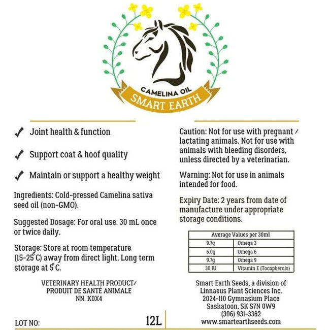 Smart Earth Camelina Oil image number null