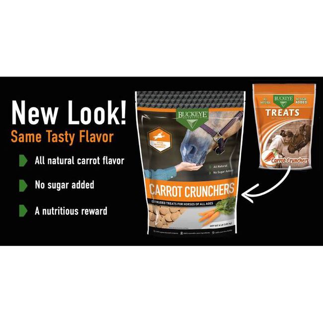BUCKEYE&trade; Nutrition All-Natural No Sugar Added Carrot Crunchers Treats - 4 lb image number null