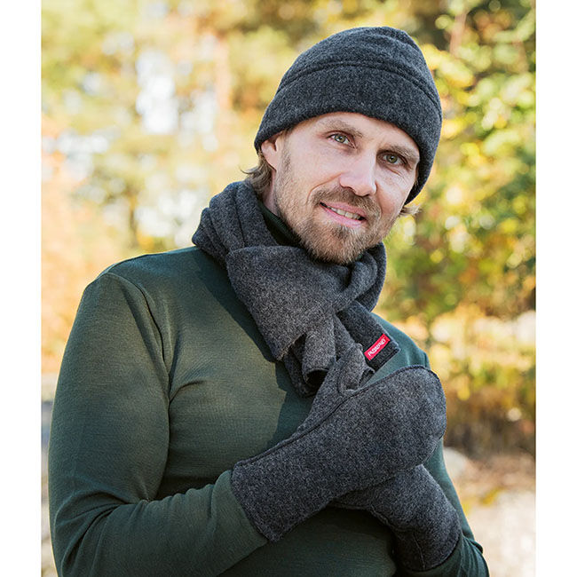 Ruskovilla Unisex 100% Organic Merino Wool Fleece Beanie image number null