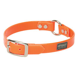 Terrain D.O.G. X-Treme Adventure Clear Coat Ring-in-Center Dog Collar - Blaze Orange