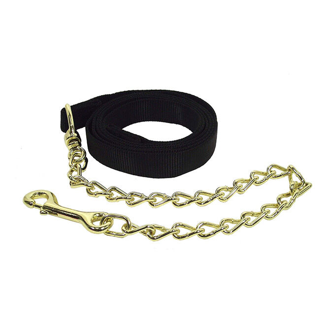 Hamilton Nylon Lead Rope with Chain & Snap image number null