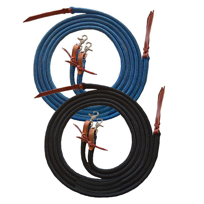 Knotty Girlz 3/8" Premium Polyester Yacht Braid Driving Reins image number null