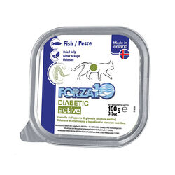 Forza10 Nutraceutic Actiwet Cat Food - Diabetic Support Diet - Icelandic Fish Recipe - 3.5 oz