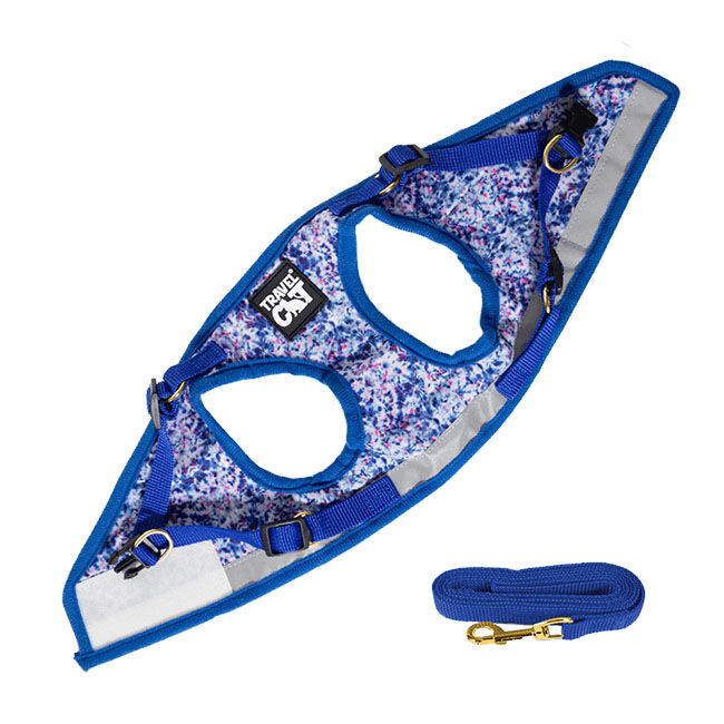 Travel Cat "The True Adventurer" Reflective Cat Harness & Leash image number null