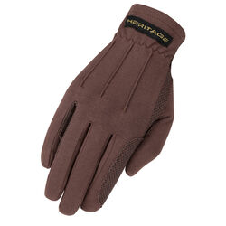 Heritage Performance Gloves Kids' Power Grip Nylon Gloves - Brown