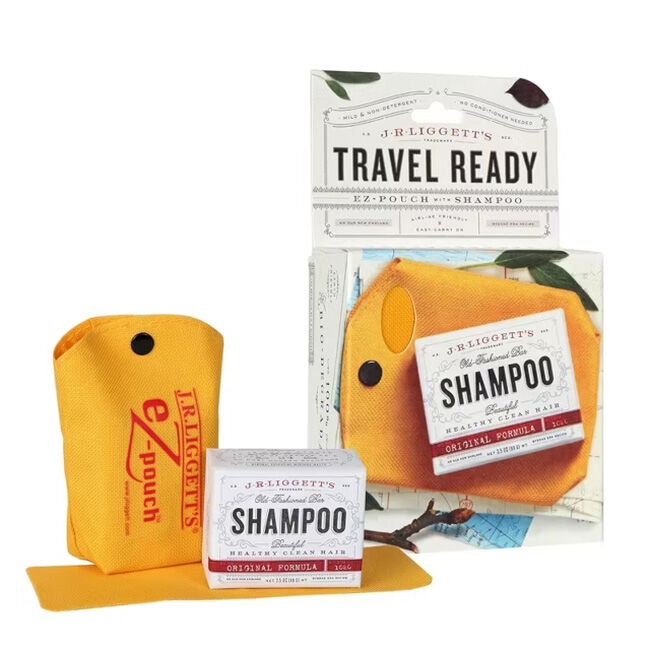 J.R. Liggett's EZ-Pouch Ultra Balanced Bar Shampoo with EZ Carry Case - 1 Bar image number null