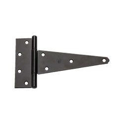 National Hardware 8" Extra Heavy-Duty T-Hinge - 2-Pack - Black