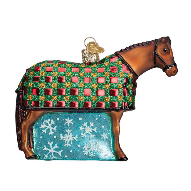 Old World Christmas Snowflake Horse Ornament image number null