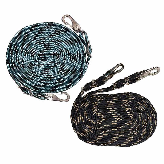 Triple E Soft Touch Flat Braid Split Reins image number null