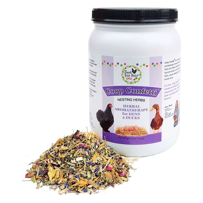 Fresh Eggs Daily Coop Confetti Nesting Herbs - 6 oz image number null