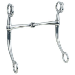 Weaver Equine Draft Tom Thumb Snaffle Mouth Bit