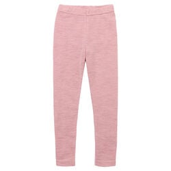 Engel Kids' 100% Wool Leggings - Rose Melange