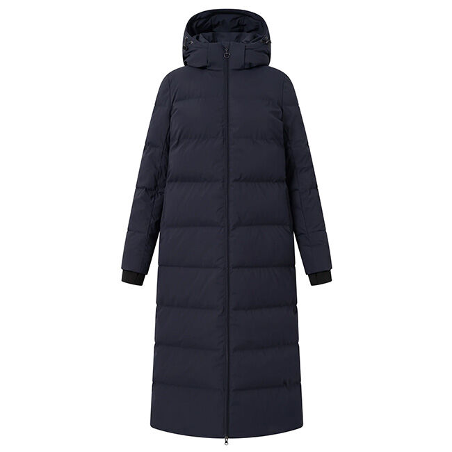 Horze Women's Paloma Long Padded Coat - Seaborne Navy image number null