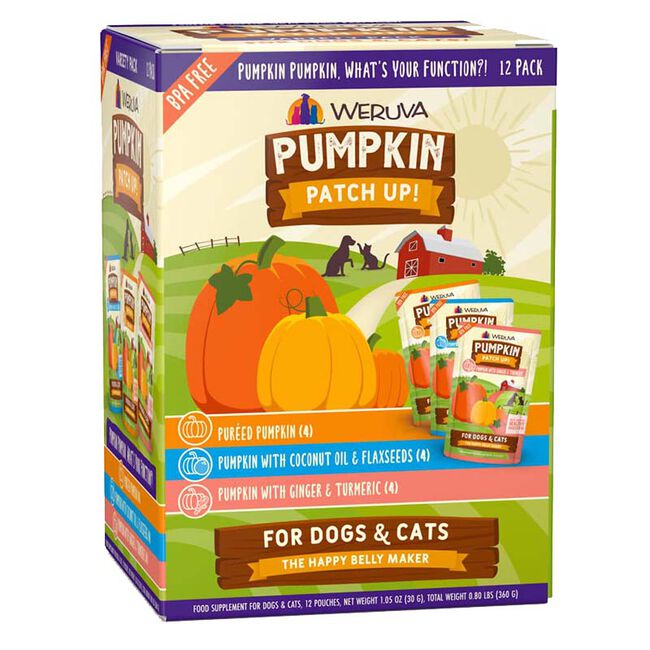 Weruva Pumpkin Patch Up! Variety Pack for Dogs & Cats - 12-Count of 1.05 oz Pouches image number null
