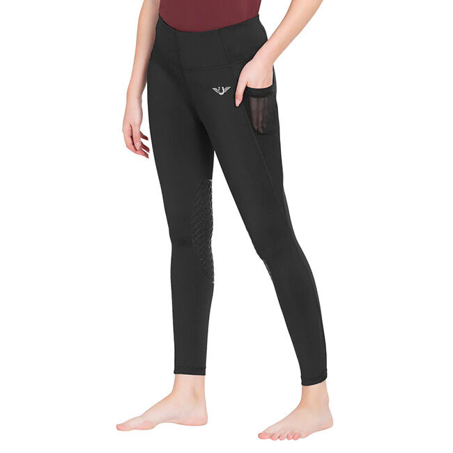 TuffRider Women's Minerva EquiCool Tights - Charcoal image number null