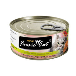 Fussie Cat Premium Cat Food - Tuna with Prawns in Aspic - 2.8 oz