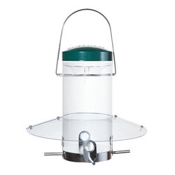 Birds Choice Hanging Classic Bird Feeder with Baffle Weather Guard