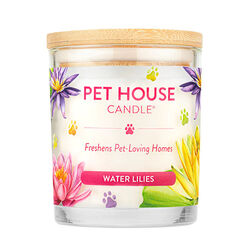 Pet House Candle Jar - Water Lilies