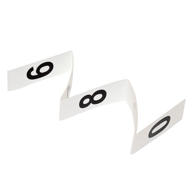 Woof Wear 3-Digit Dressage Number Holder - White image number null