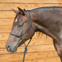 Classic Equine Adjustable Rope Halter & Leadrope