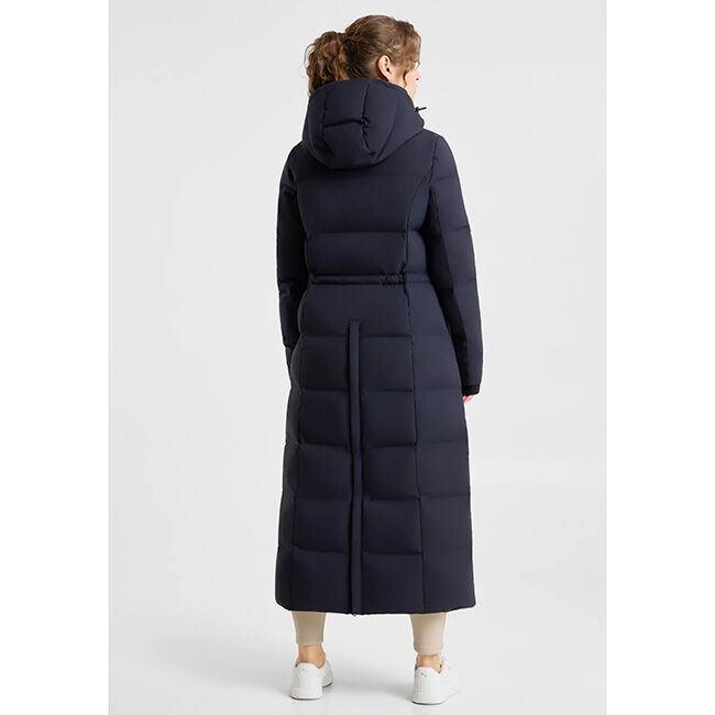 Horze Women's Paloma Long Padded Coat - Seaborne Navy image number null