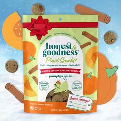 Honest to Goodness Plant Snacks Howliday Treats - Pumpkin Spice Recipe - 4 oz