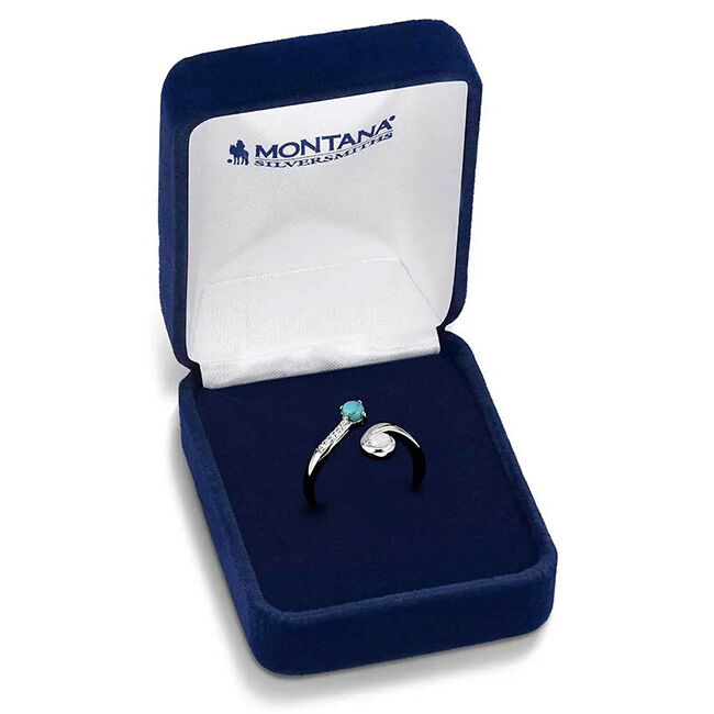 Montana Silversmiths Bluebird Open Ring image number null