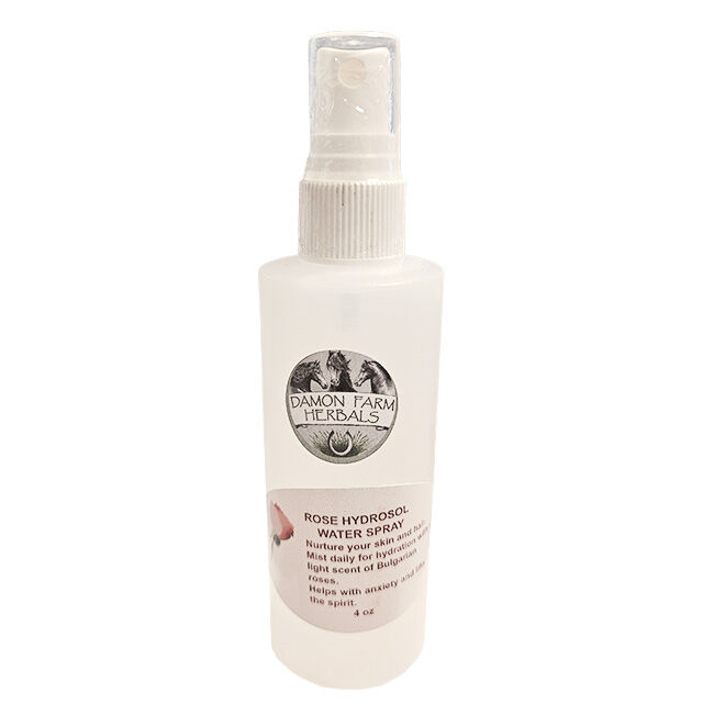 Damon Farm Herbals Rose Hydrosol Water Spray - 4 oz image number null