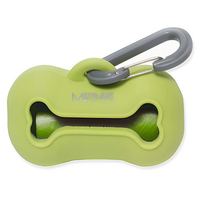 Messy Mutts Silicone Waste Bag Holder - Green image number null