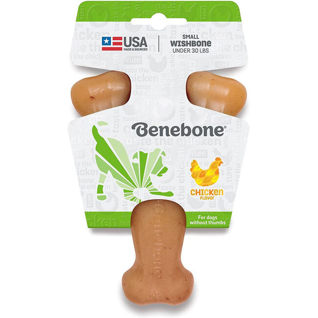 Benebone Wishbone Dog Chew - Chicken Flavor image number null
