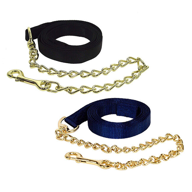 Hamilton Nylon Lead Rope with Chain & Snap image number null