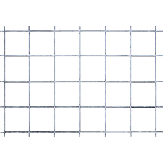Tarter 4' x 16' Silver Steel Containment Fence Panel image number null
