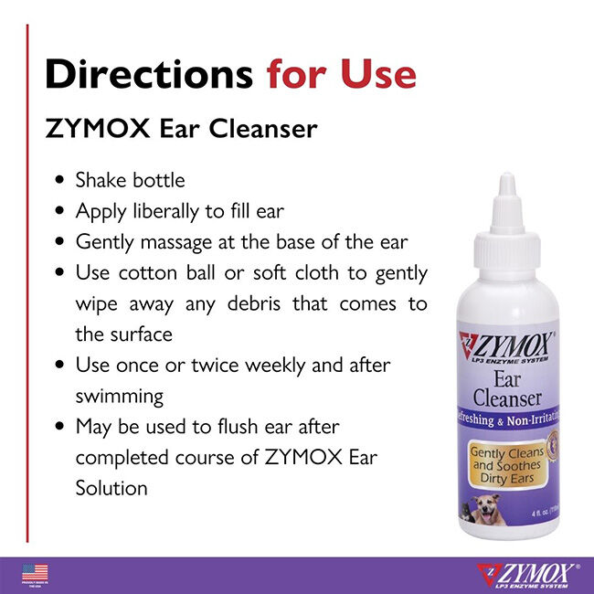 ZYMOX Enzymatic Ear Cleanser - 4 oz image number null