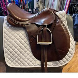 Used Bates Caprilli Saddle - 16.5"