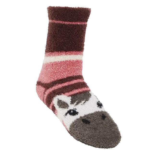 LeMieux Kids' Fluffy Character Socks - Andalusian Pony image number null