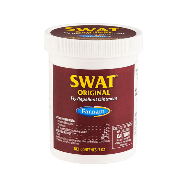 Farnam SWAT Fly Repellent Ointment for Dogs & Horses - Pink - 7 oz image number null