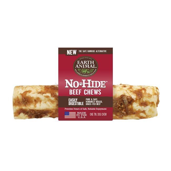 Earth Animal No-Hide Beef Chews for Dogs - 7" image number null