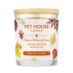 Pet House Candle Jar - Falling Leaves