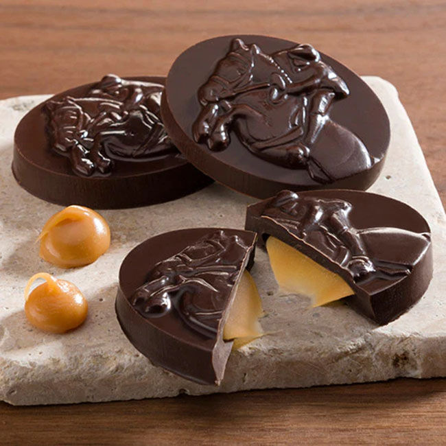 Harbor Sweets Dark Horse Chocolates Grand Prix Jumpers Gable Box - 6-Piece image number null
