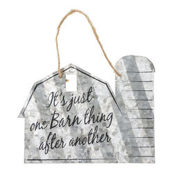 Tough1 Corrugated Metal Sign - It's Just One Barn Thing After Another
