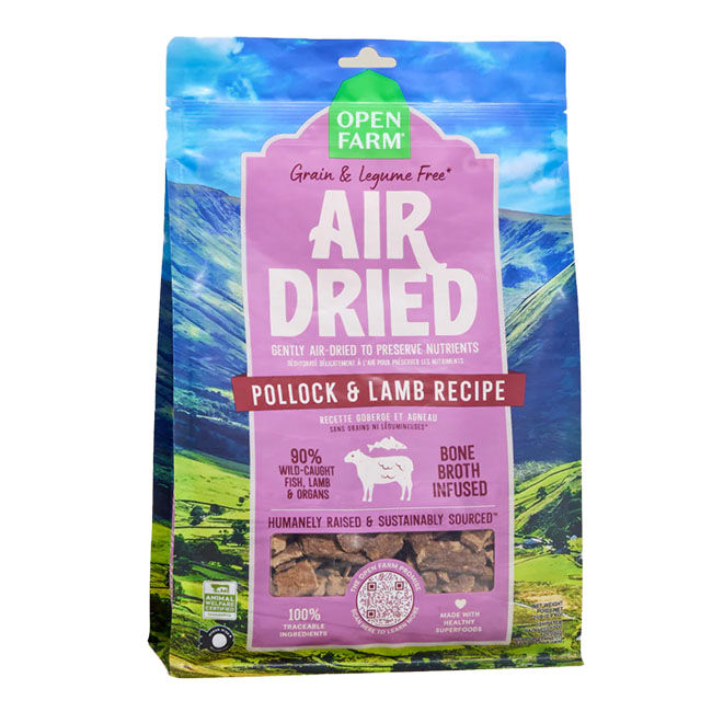 Open Farm Air Dried Dog Food - Pollock & Lamb Recipe image number null