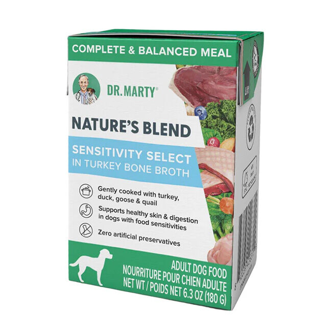 Dr. Marty Nature's Blend Sensitivity Select in Turkey Bone Broth - 6.3 oz image number null